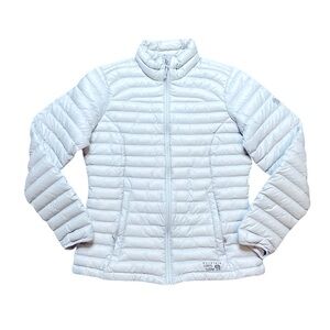 MOUNTAIN HARDWEAR Ghost Whisperer Down Jacket Gray Size Medium